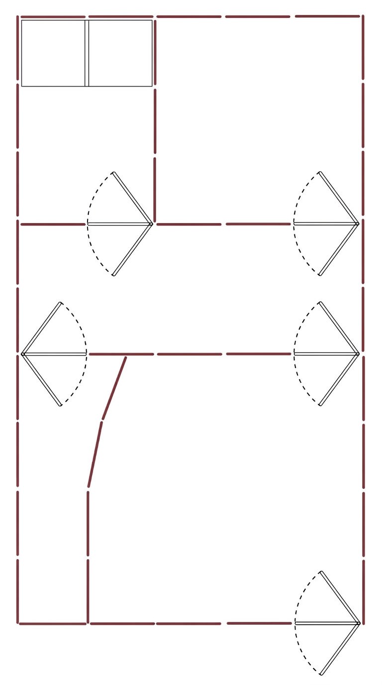 Diagrama de distribución del Kit para 100 Cabezas